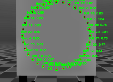 MuJoCo simulation view